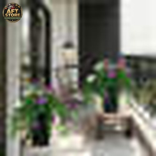Vitalismo 2 Pack Artificial Morning Glory Silk Flowers with Pots
