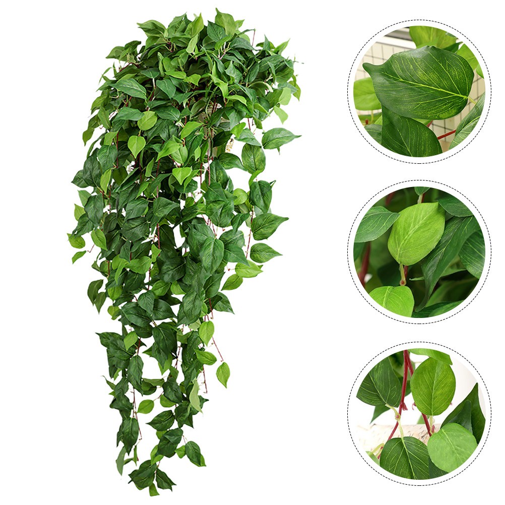 Simulation Rattan Silk Cloth Wall Hanging Plant 120 cm for Wedding Decor
