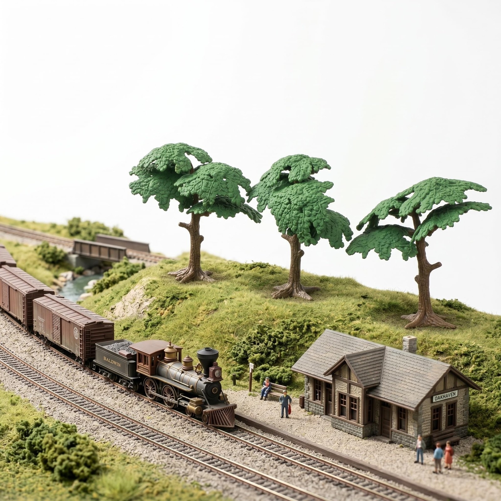 3Pcs Fake Trees Model Cypress Miniature Artificial Tree Train Miniature Scene…