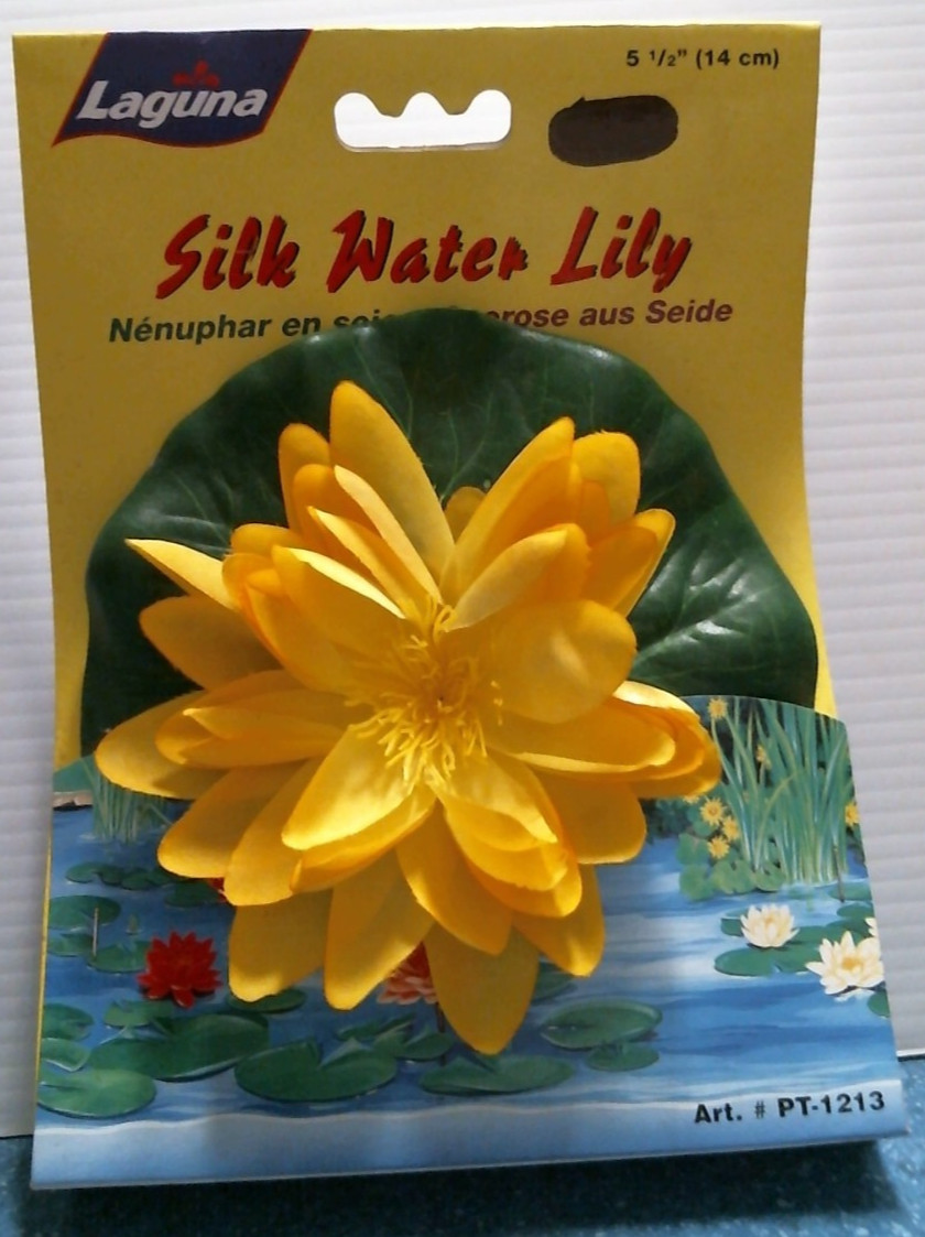 Laguna 5-1/2″ Silk Water Lily, Yellow (PT-1213) FS
