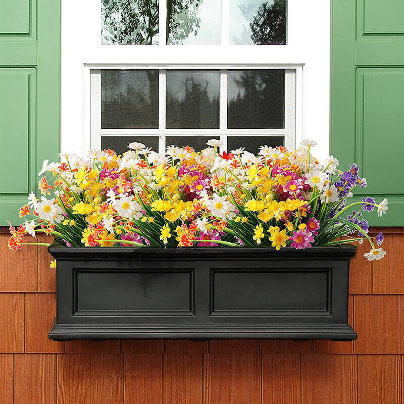 51 heads Artificial Flowers Plastic Plants In/Outdoor Wedding Home Garden Decor