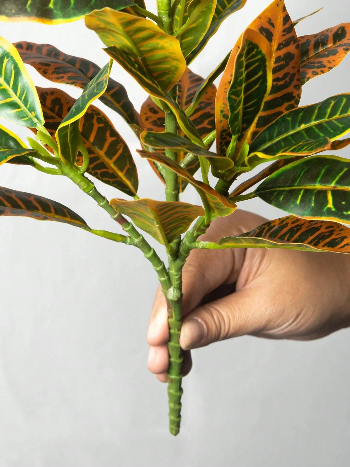 1pc Artificial Ficus Tree With Color Changing Leaves 41cm/16.14in-52Leaves no po