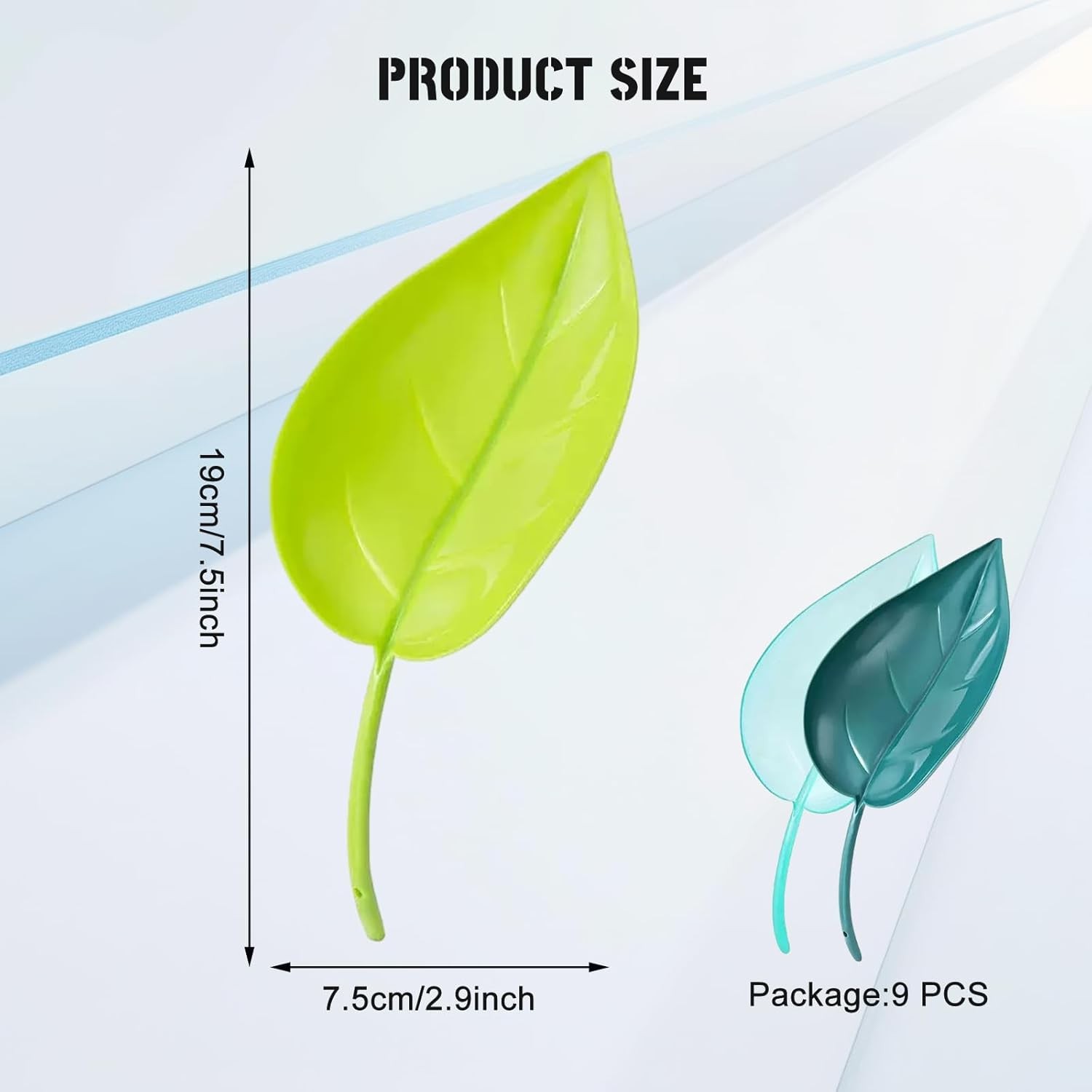 9PCS Leaf Plant Watering Devices Funnel Indoor Outdoor Plants