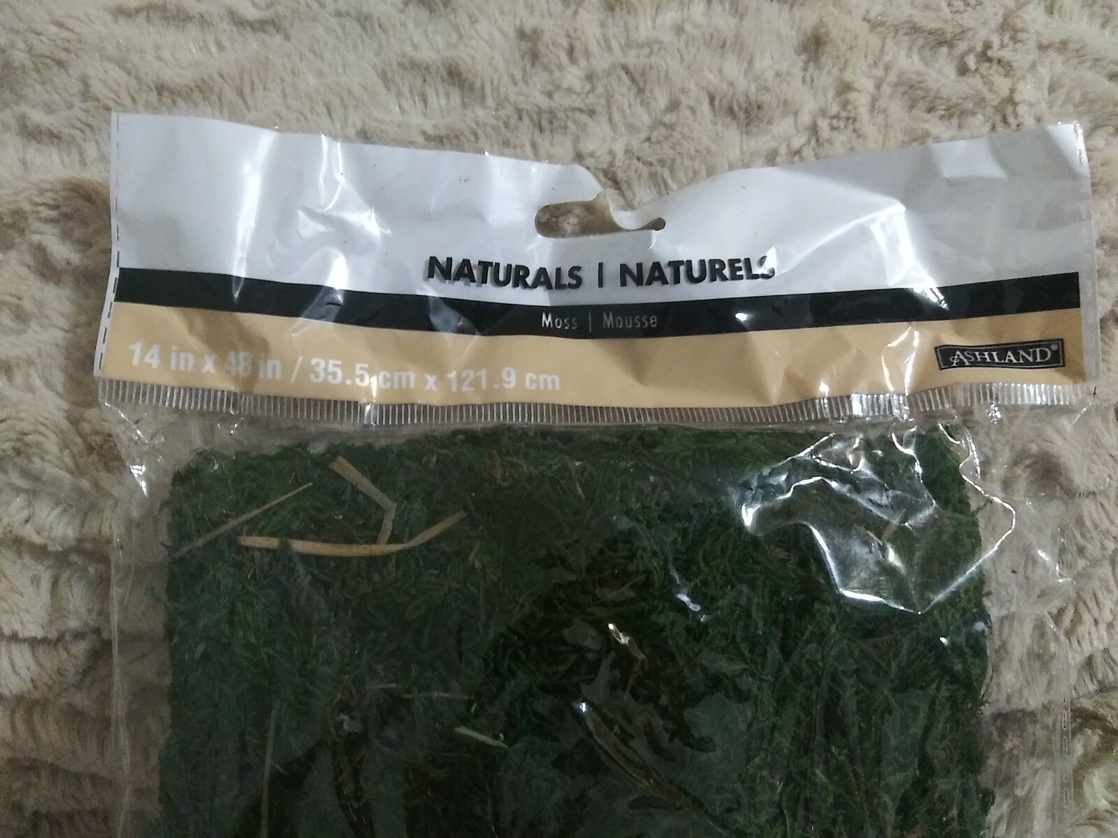 Naturals Moss for Crafts, Artificial Green Moss by Ashland 14″ x 48″
