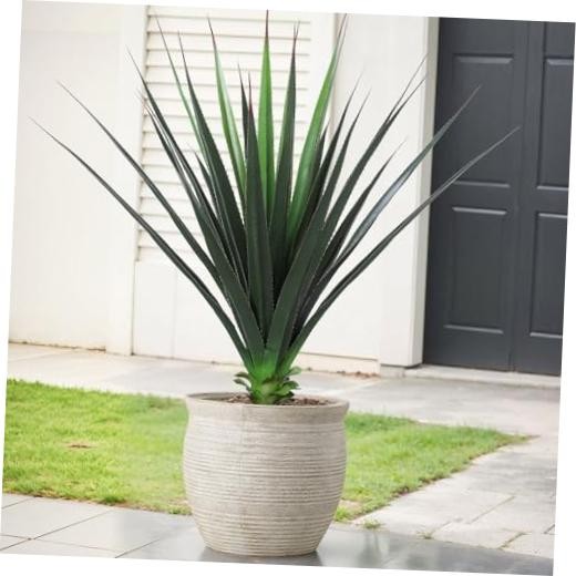 Realistic Agave Plant Artificial, Spiked Succulent Faux Agave Plants, 3FT 1