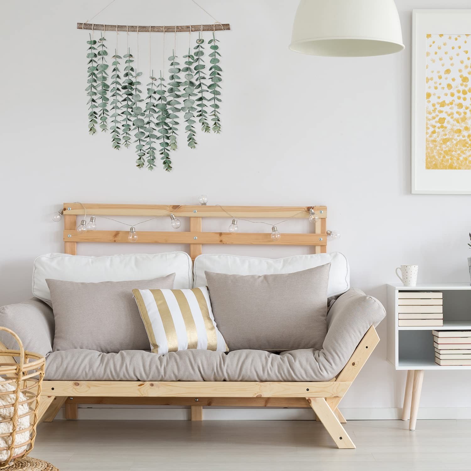 Eucalyptus Wall Hanging Artificial 17.7in