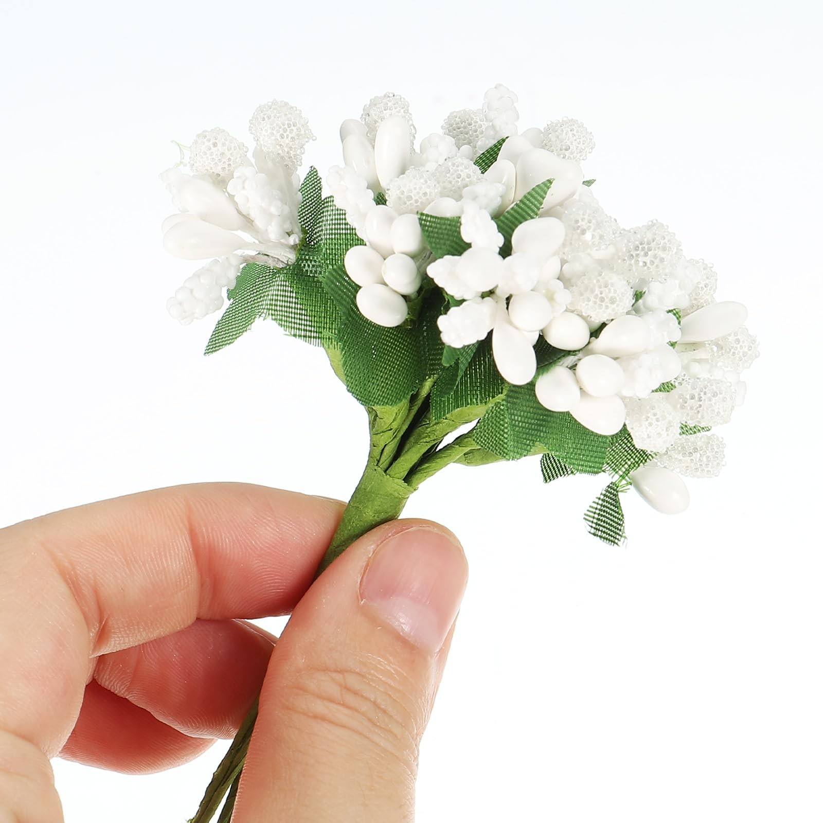 Mini Artificial Pip Berry Picks Bunch, 144Pcs Fruit Flower Stamens for Craft …
