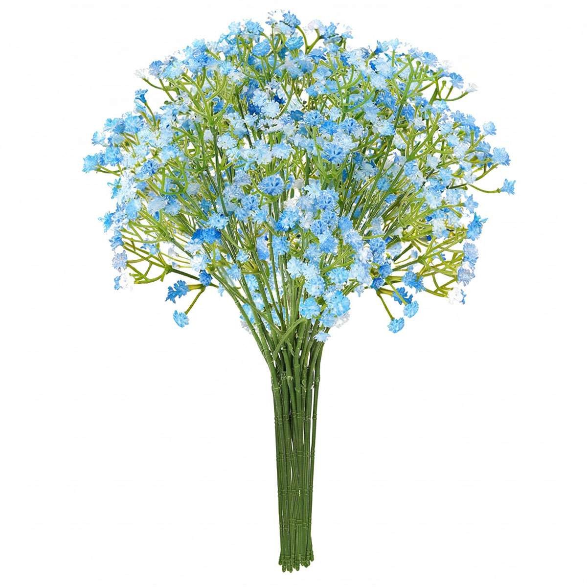 6/12X Artificial Baby Breath Flowers Fake Flowers Bulk Real Touch Bouquet Decor
