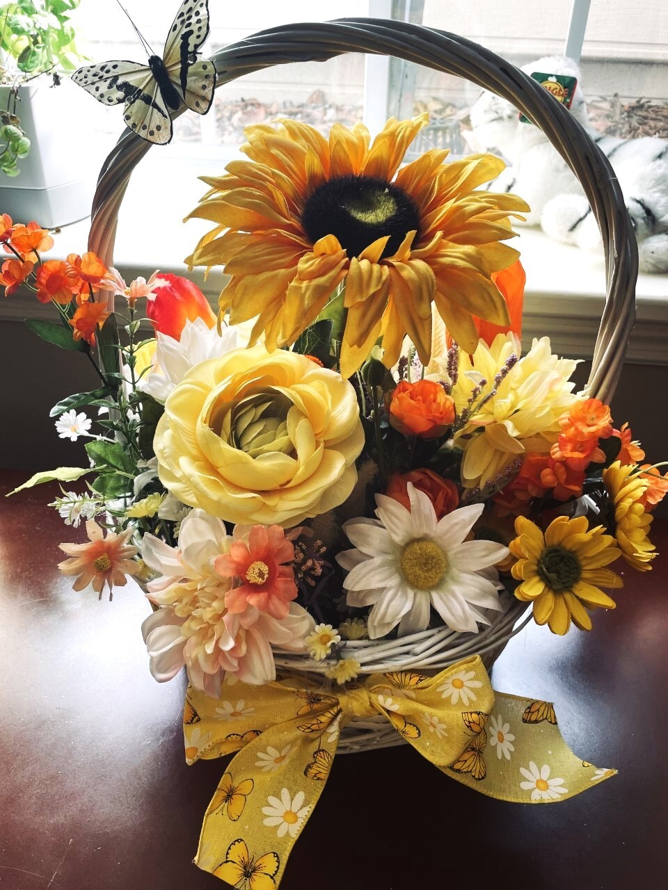 Sunny Day Flower Basket