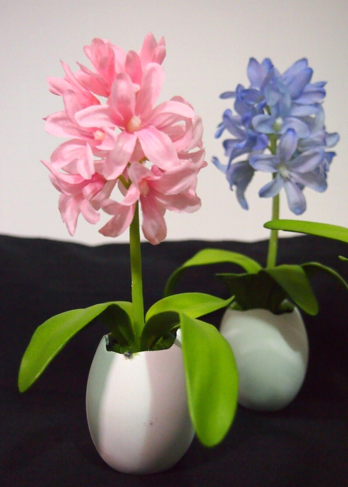 Martha Stewart/Grandin Road Set Of 3 Hyacinth Eggs For Easter/Spring Decorating
