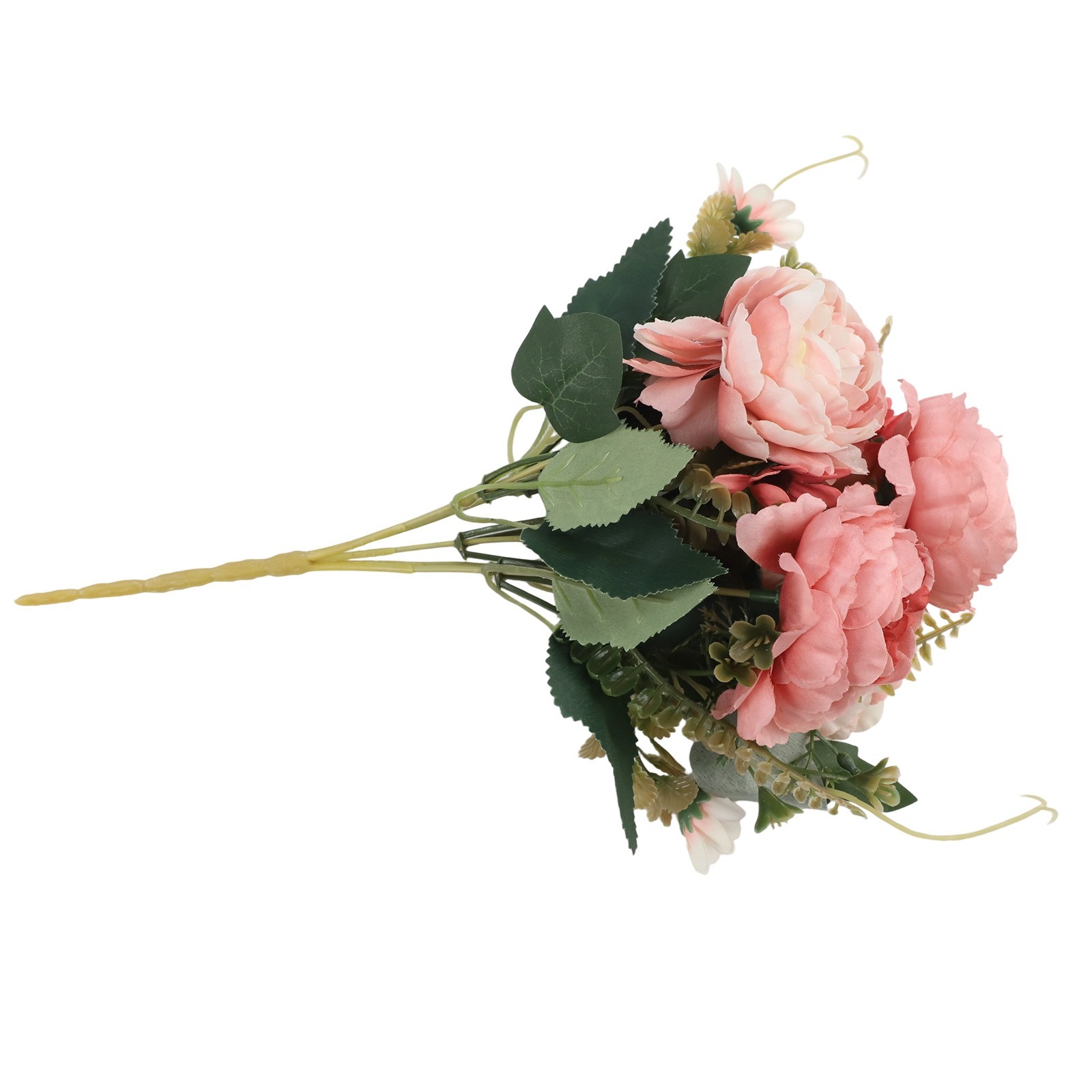 Elegant Faux Floral Bouquet Peony Rose Arrangement for Stylish Centerpieces
