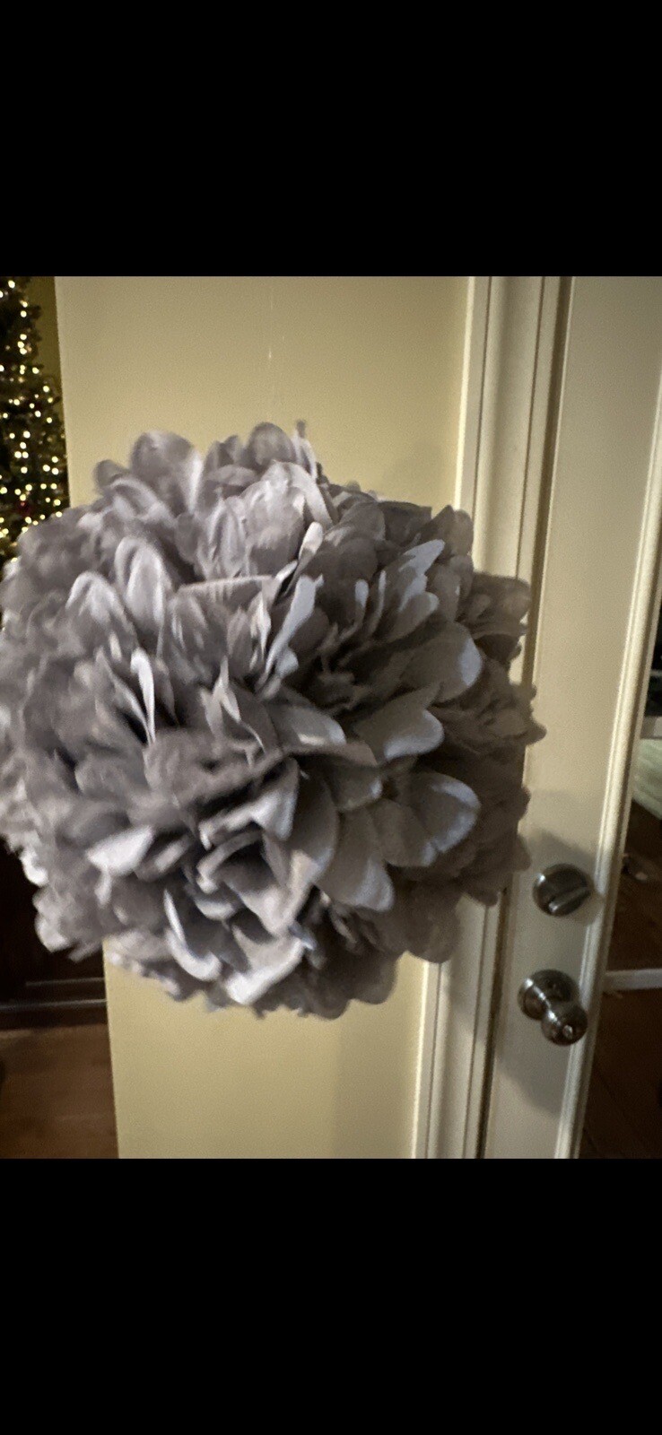 Artificial Flower Ball Choose Peach, Light Blue, Teal, Silver, Gray