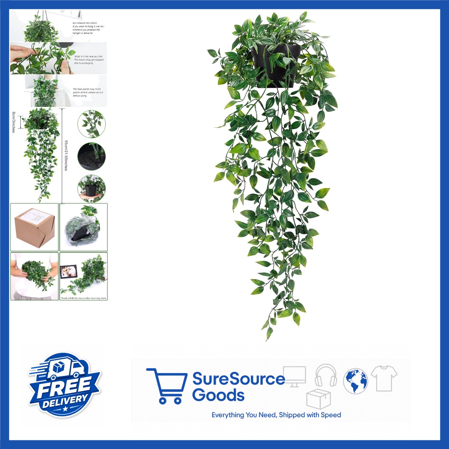 Small Potted Artificial Plant Green Waterproof Decor for Indoor Outdoor Spaces