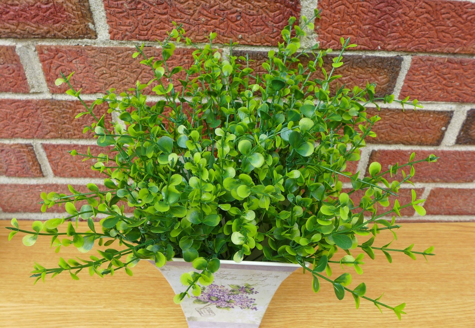 4 Pcs (7 stems Each ) Mini leaf Bushes Artificial Plastic Plants Grass