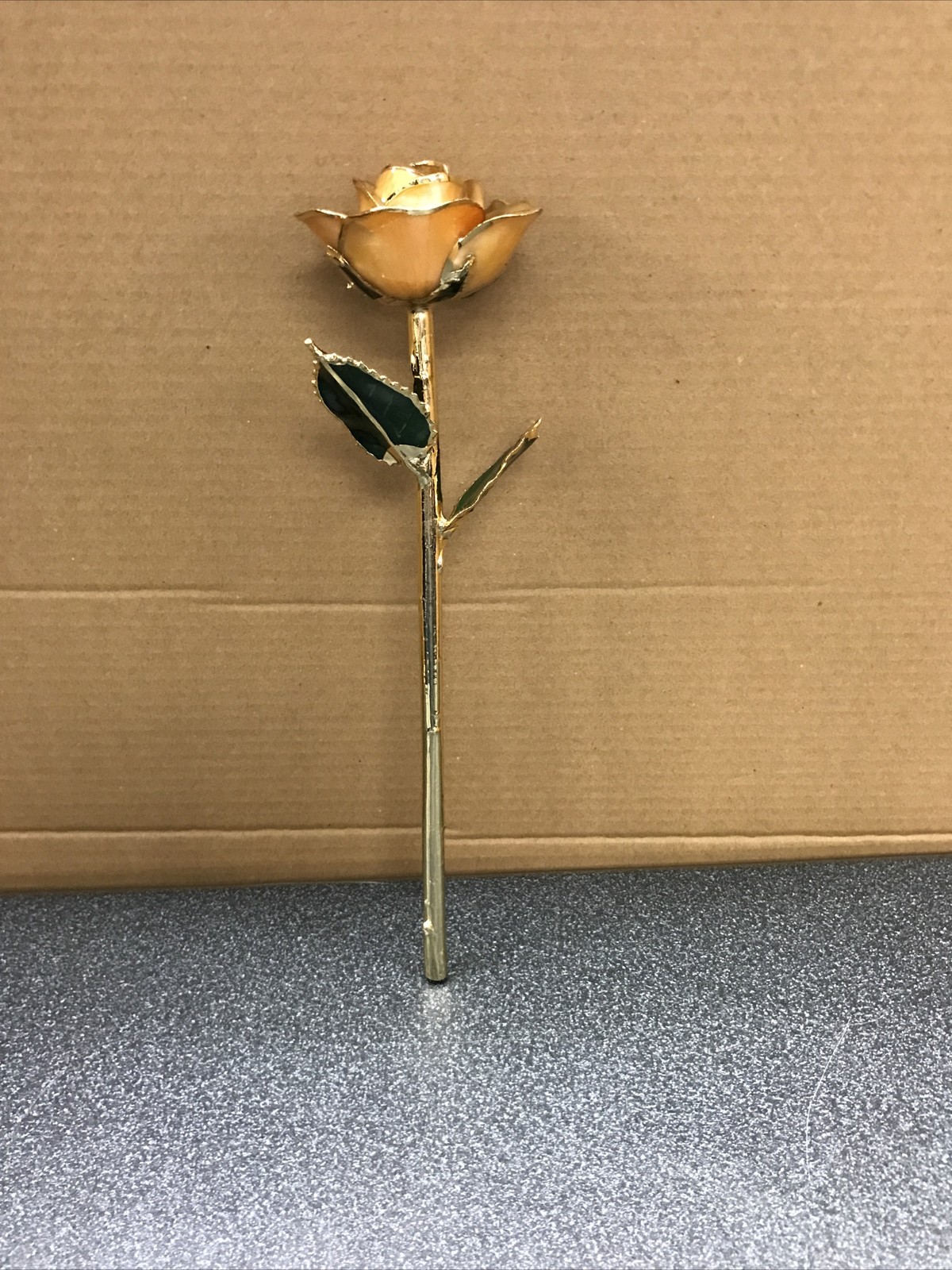 Forever Lasting Blooming ROSE Lacquered 24K Gold Plated 11” Great Gift