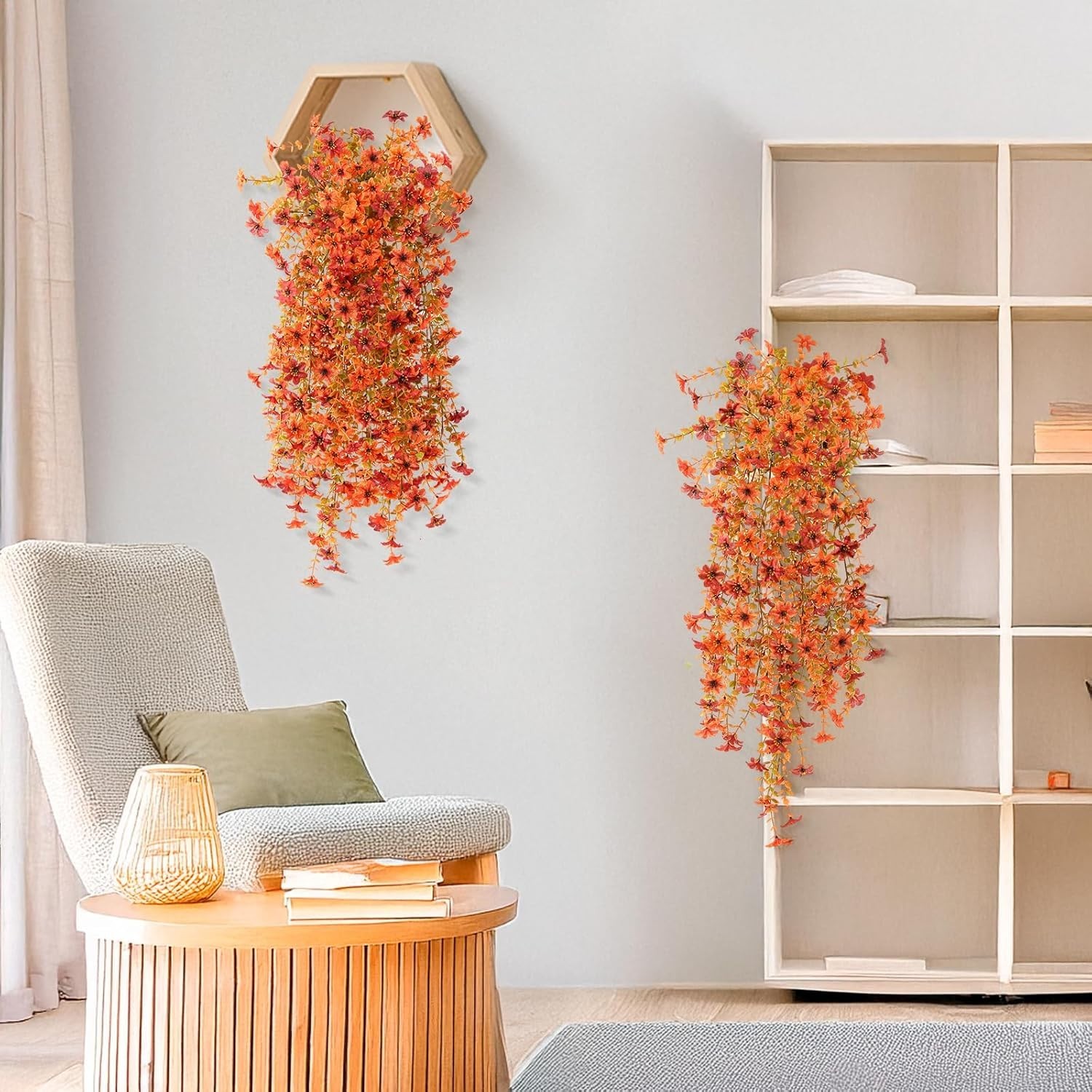 Lifelike Silk Fall Flowers with UV Protection – Perfect for Indoors & Outdoors