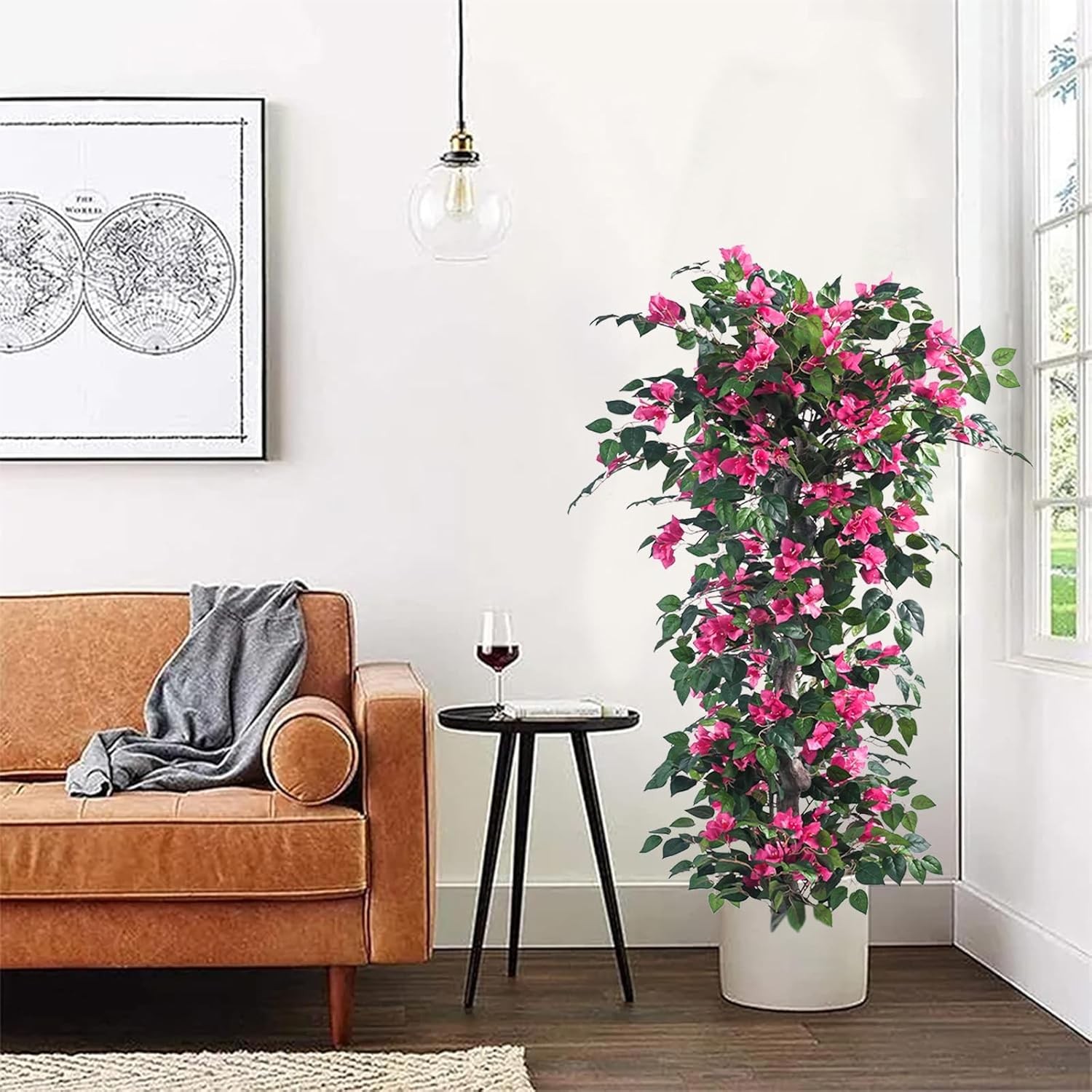 Artificial Bougainvillea Tree -5FT Faux Bougainvillea Tree with Realistic