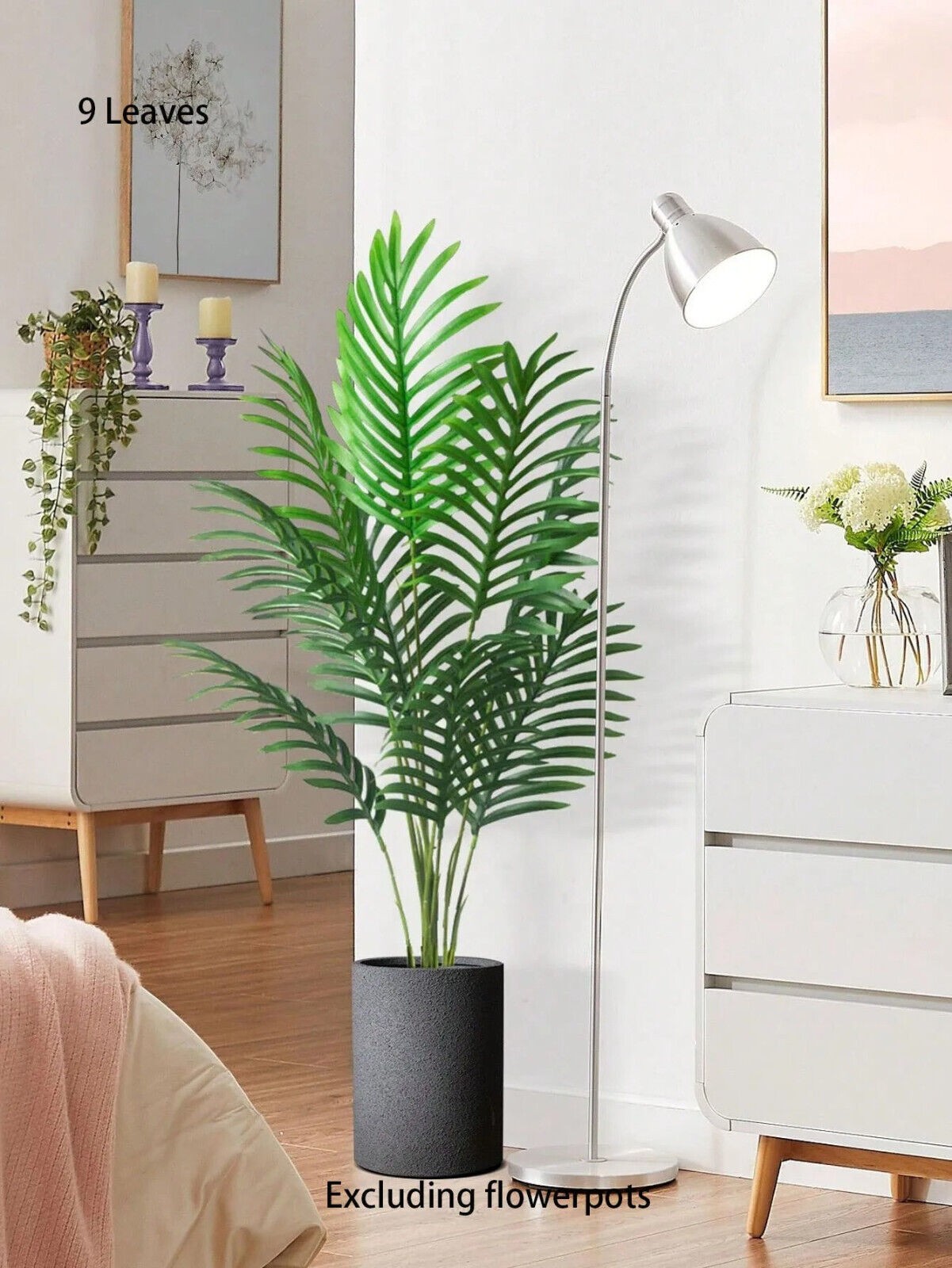 Large Artificial Plastic Palm Tree, Home, Office, Multiple Sizes.
