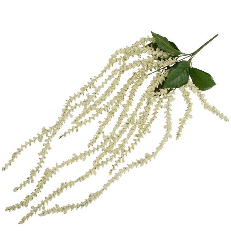 Factory Direct Craft Artificial Cream Hanging Berry Cluster Bush