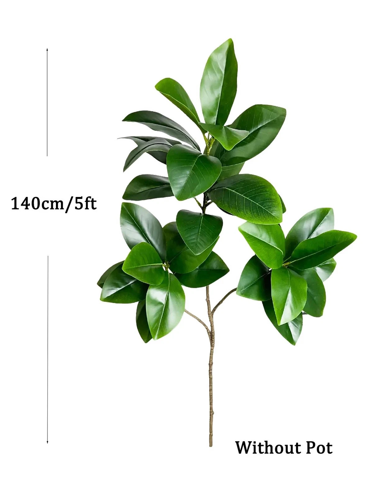70-135cm Artificial Ficus Tree – Fake Rubber Plant for Home & Garden Decor