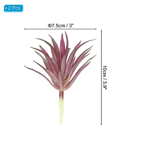 Artificial Succulent Plants, 2 Pack Small Fake Plants Faux Succulents Plant