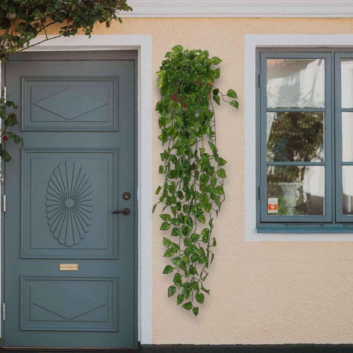 Fake Hanging Plant Artificial Hanging Plant Pothos Vines Hanging Plant HomeDecor