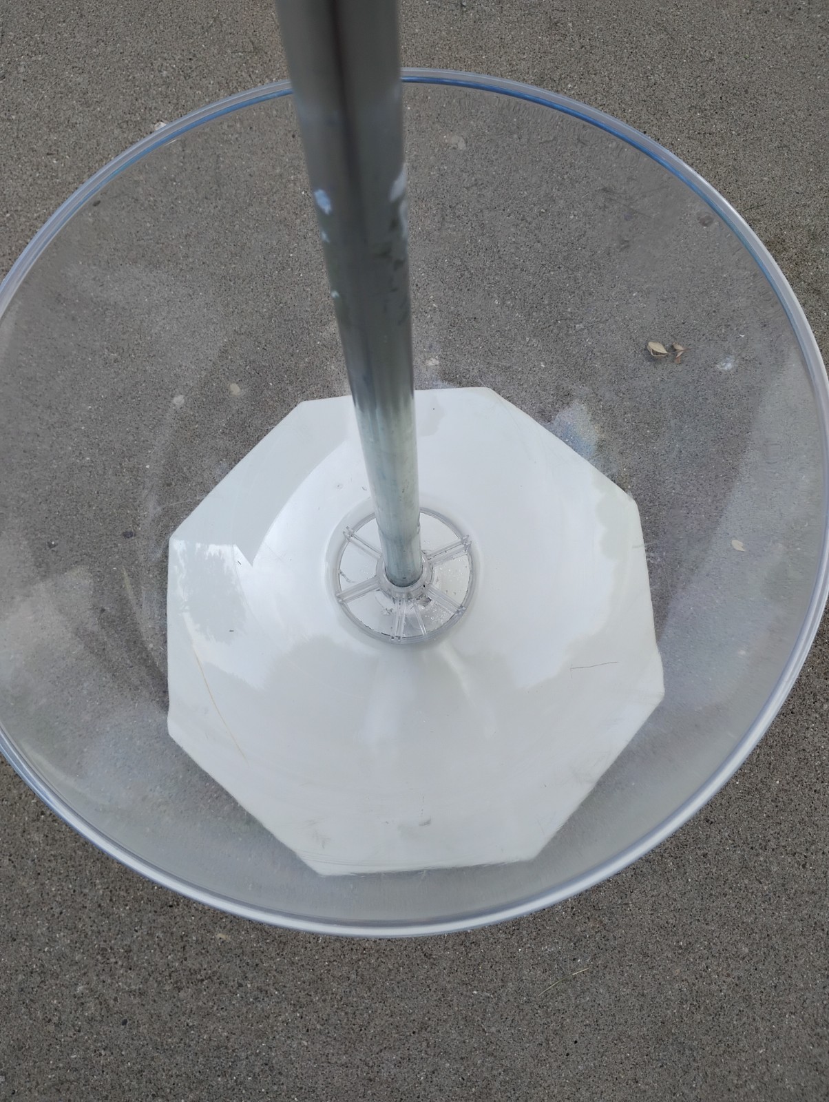 Vintage Mod Spaceage Terrarium Dome Floor Plant Stand Atomic MCM BASE ONLY