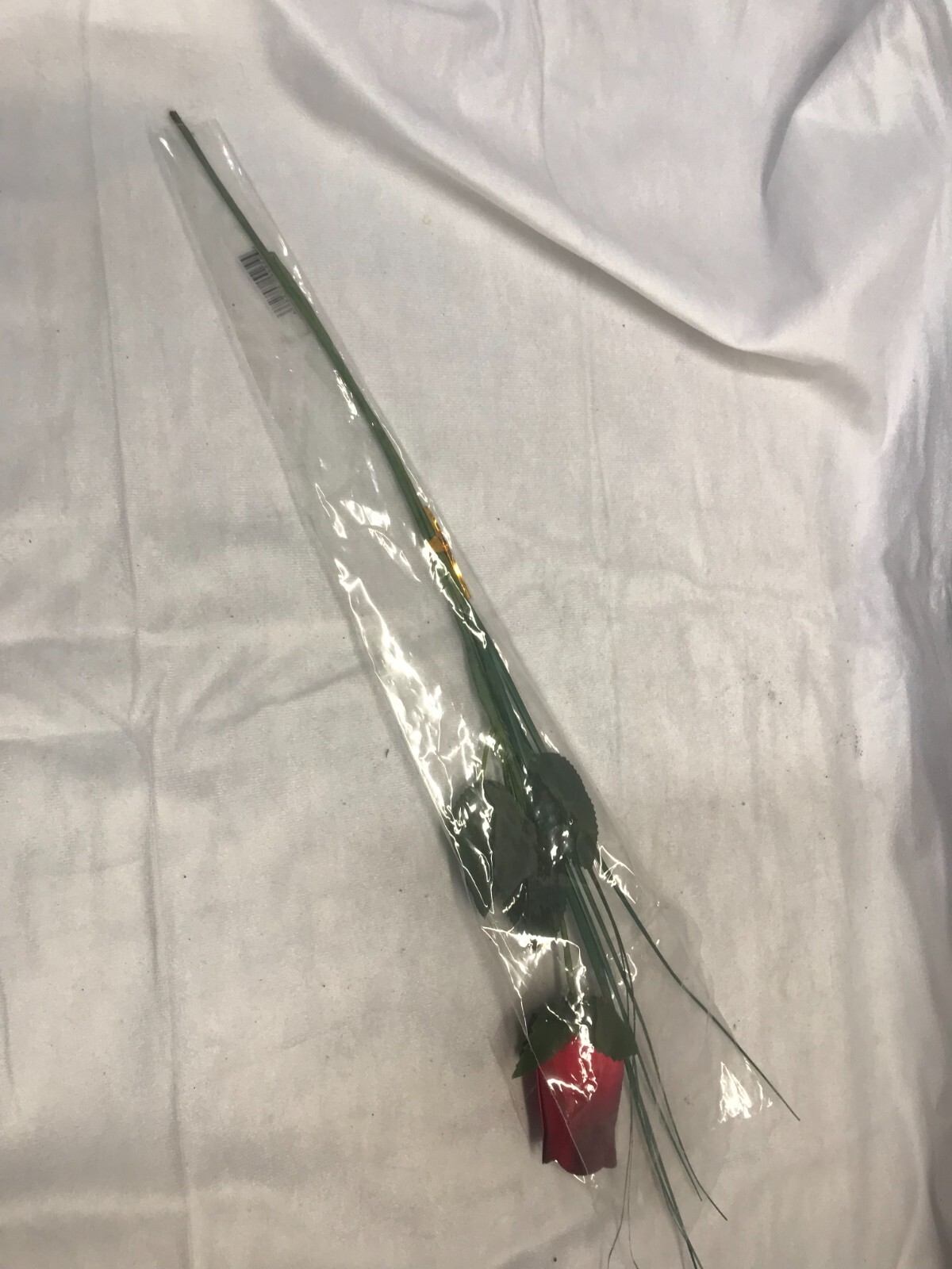 Single Artificial Flowers, Real Looking Blush Fake Rose Long Stem Silk Artificia