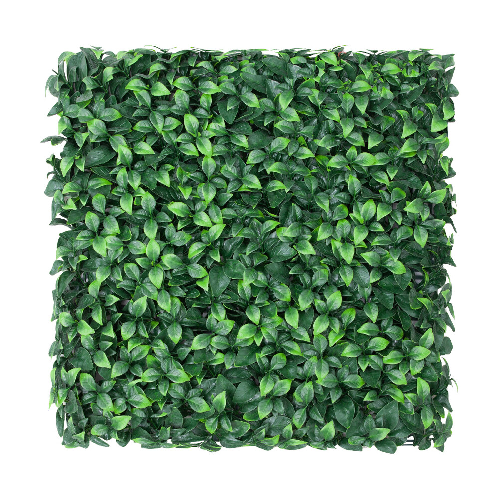 20″x20″ Artificial Faux Leaf Greenery Gardenia Fence Screen Wall Decor Panel