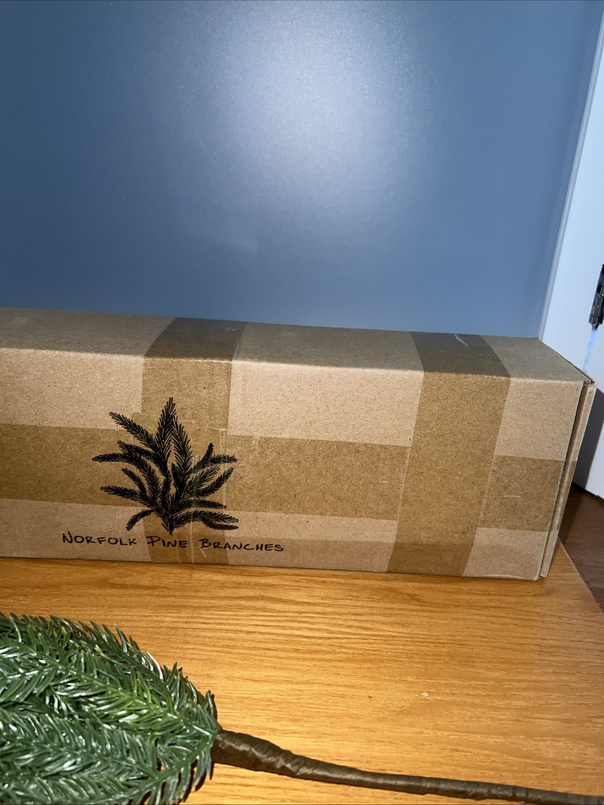 2 Boxes Norfolk Pine Branches Artificial New In Box