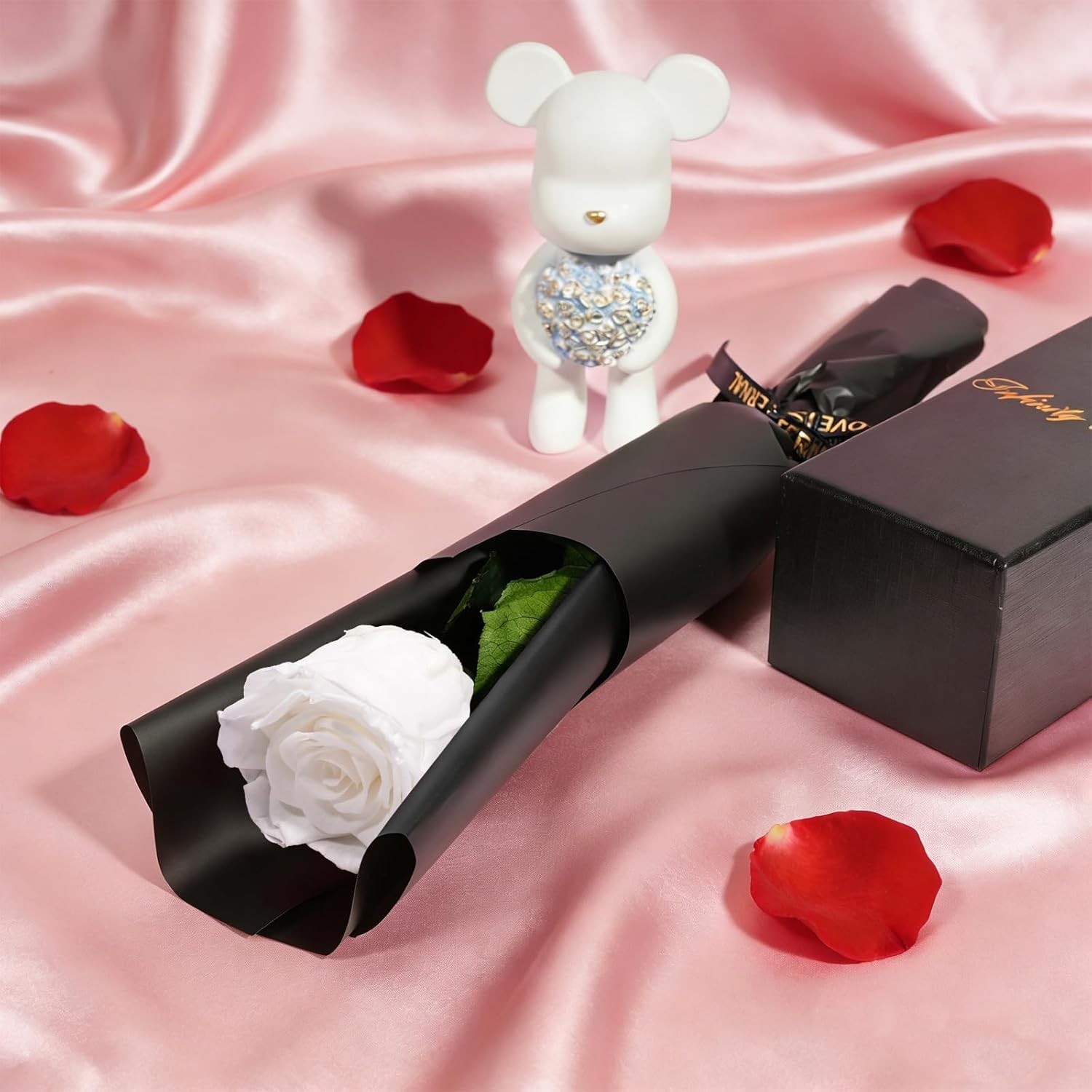 Single Elegant Preserved Rose – Timeless Gift for Her Birthday or Mother’s Day