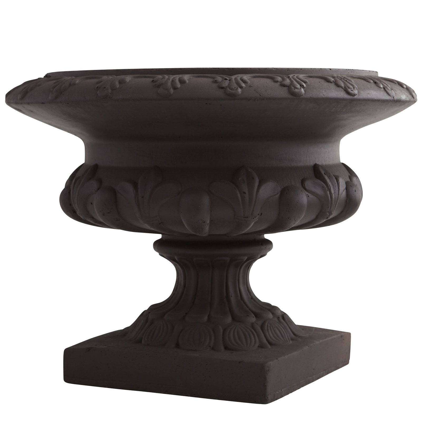 Decorative Urn Iron Colored Finished Planter Indoor Outdoor