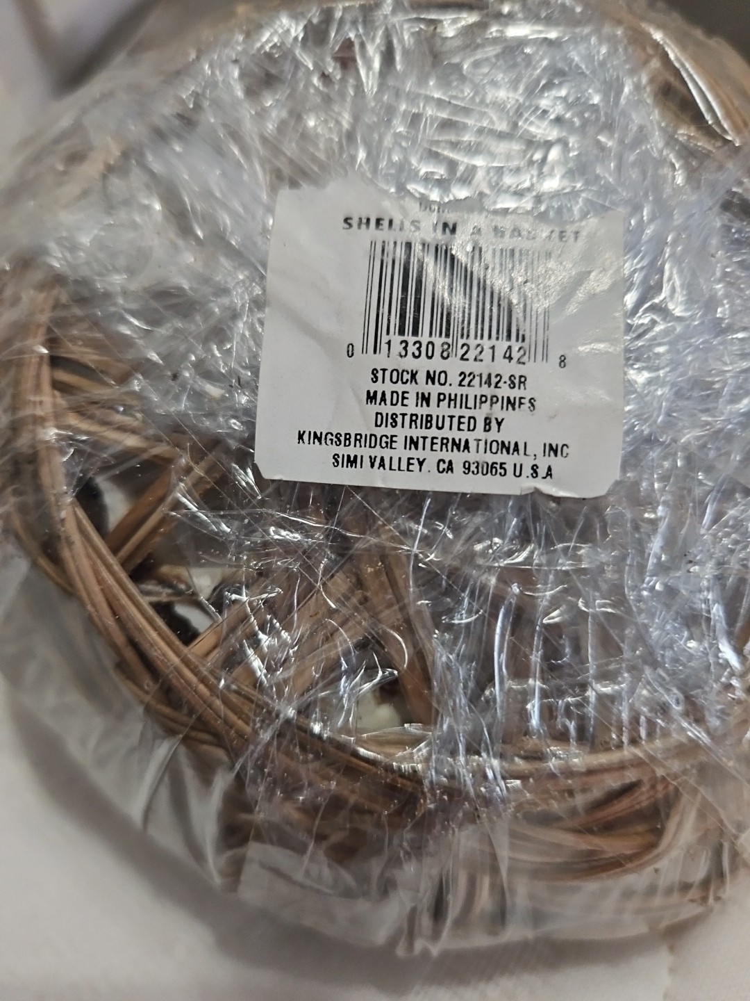 Seashells in Basket – Home Office Spa Decoration Assorted