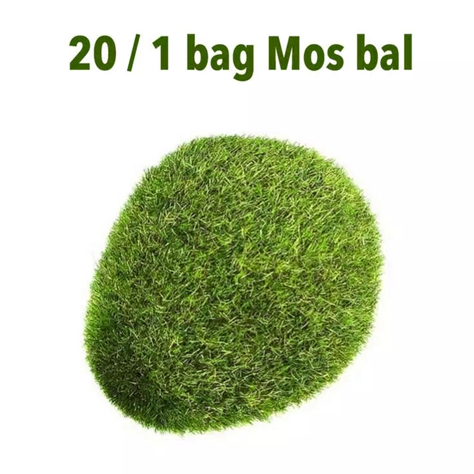 8 Pieces Assorted Sized Artificial Moss Rocks Decorative
