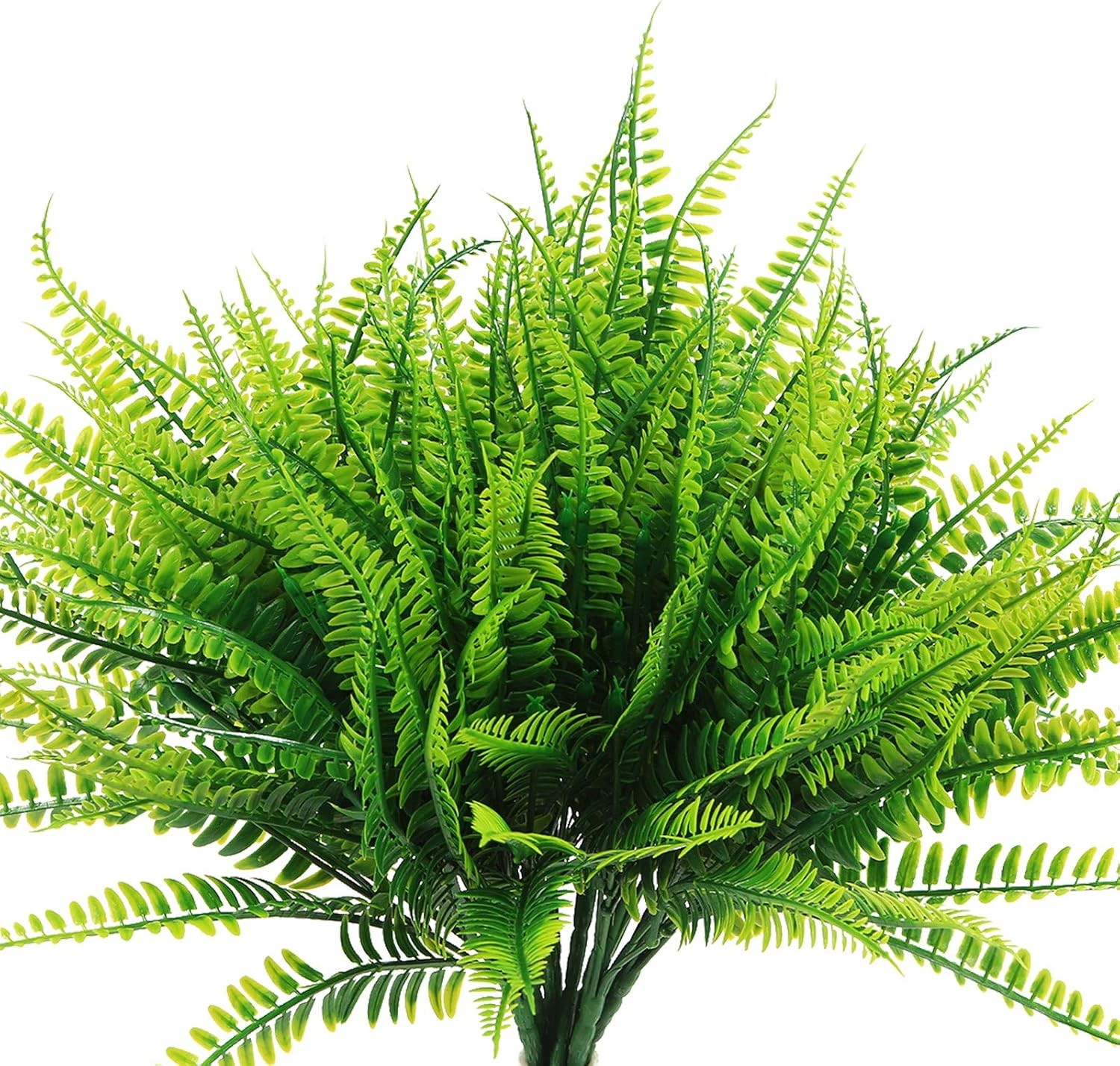 8 Pcs Fake Fern Outdoors – Ferns Artificial Plants for Outdoor Ferns Lifelike Bo