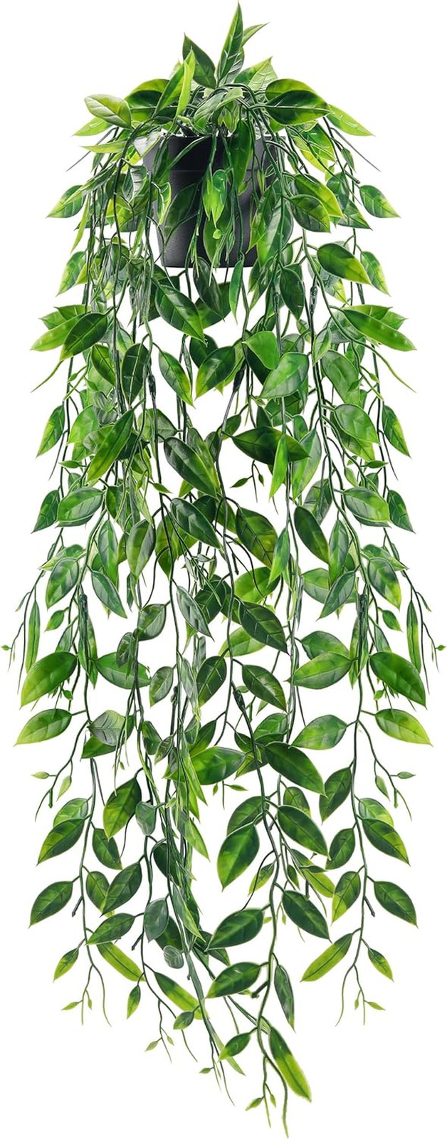 3Pcs Fake Plants Hanging Artificial Decor Faux Potted Eucalyptus Plants for Boho
