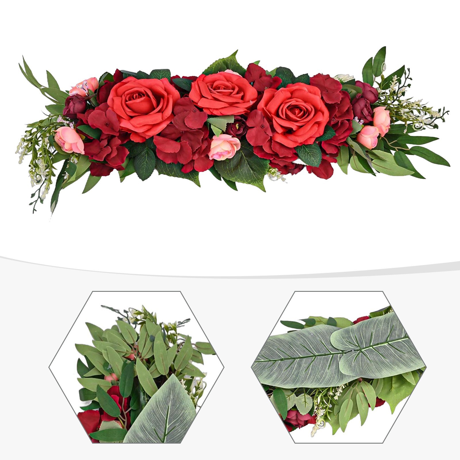Flower Swag for Indoor and Outdoor Use Perfect for Fireplaces and Front Doors