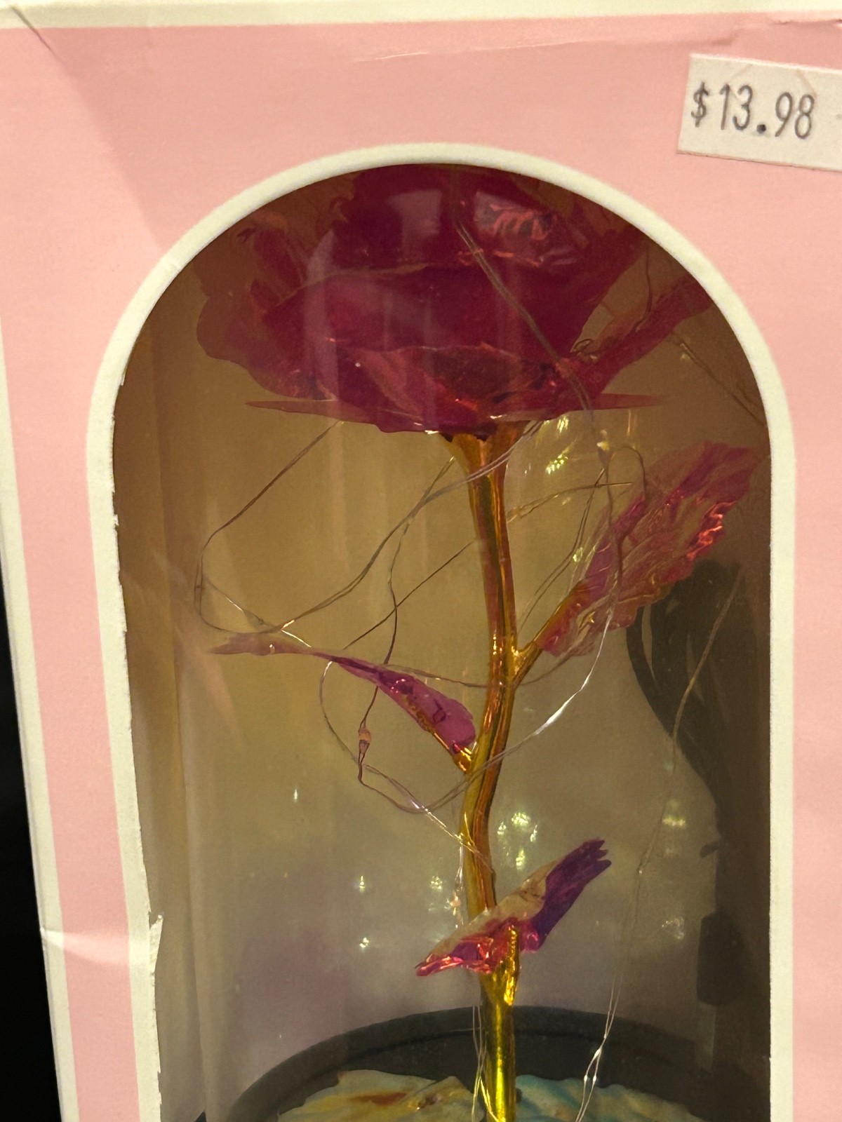 Rose About LED Light Up Encased Rose