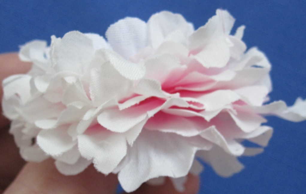 #6 Lot-49 Small/Medium Layers Used Silk Flower Petals 1-3″ Brads Multiple Colors
