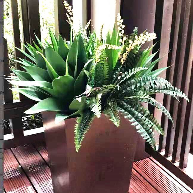 45-55cm Artificial Large Agave Plant Tropical Fake Leaf Garden Office Home Decor