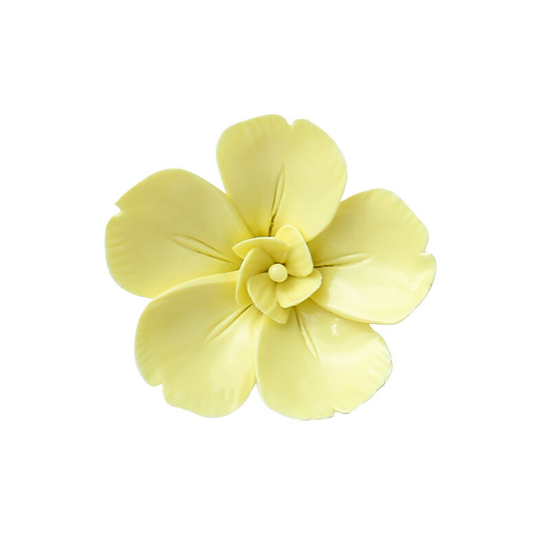 Porcelain Ceramic Flower 3D Orchid Rose Wall Decor Hangings Study Room Art Hang