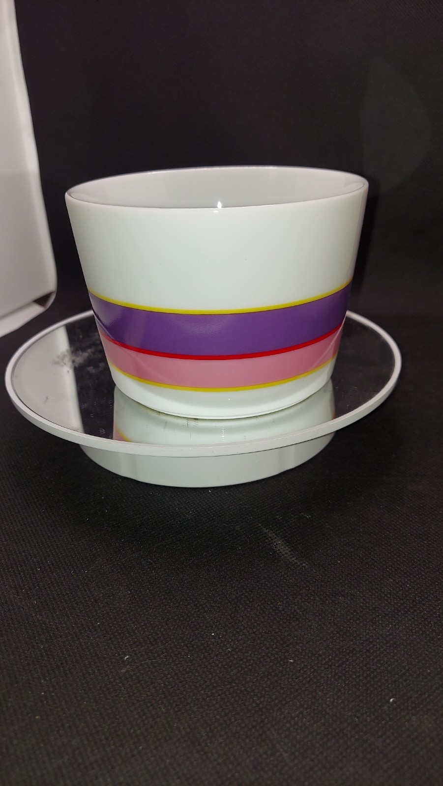 ESPECIALLY FOR YOU! F.T.D.A MADE IN JAPAN 1988 VASE Purple And PINK TOTALLY ’80S