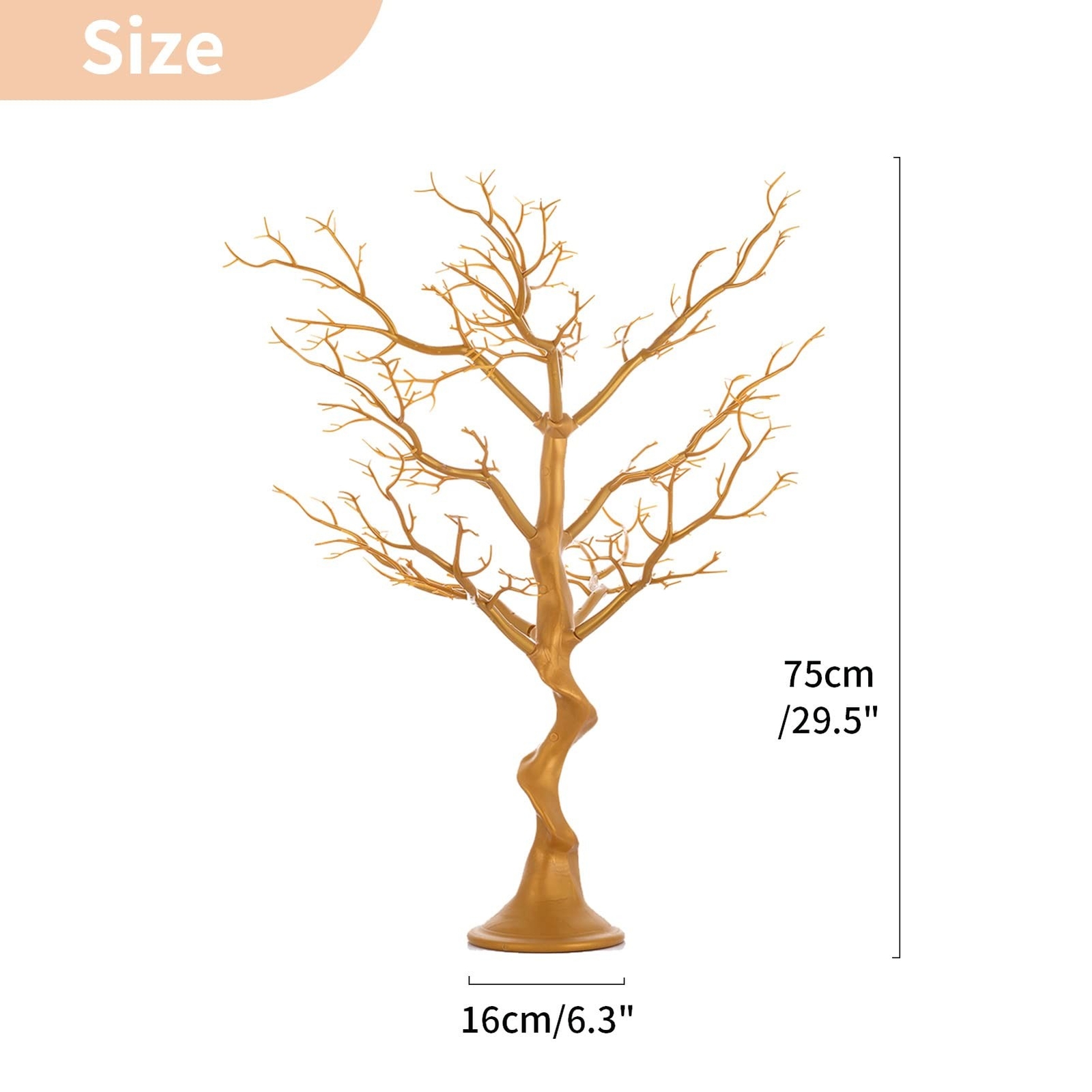 NUPTIO Tree Branch Centerpieces for Weddings 30″/76cm Tall Manzanita Trees Ce…