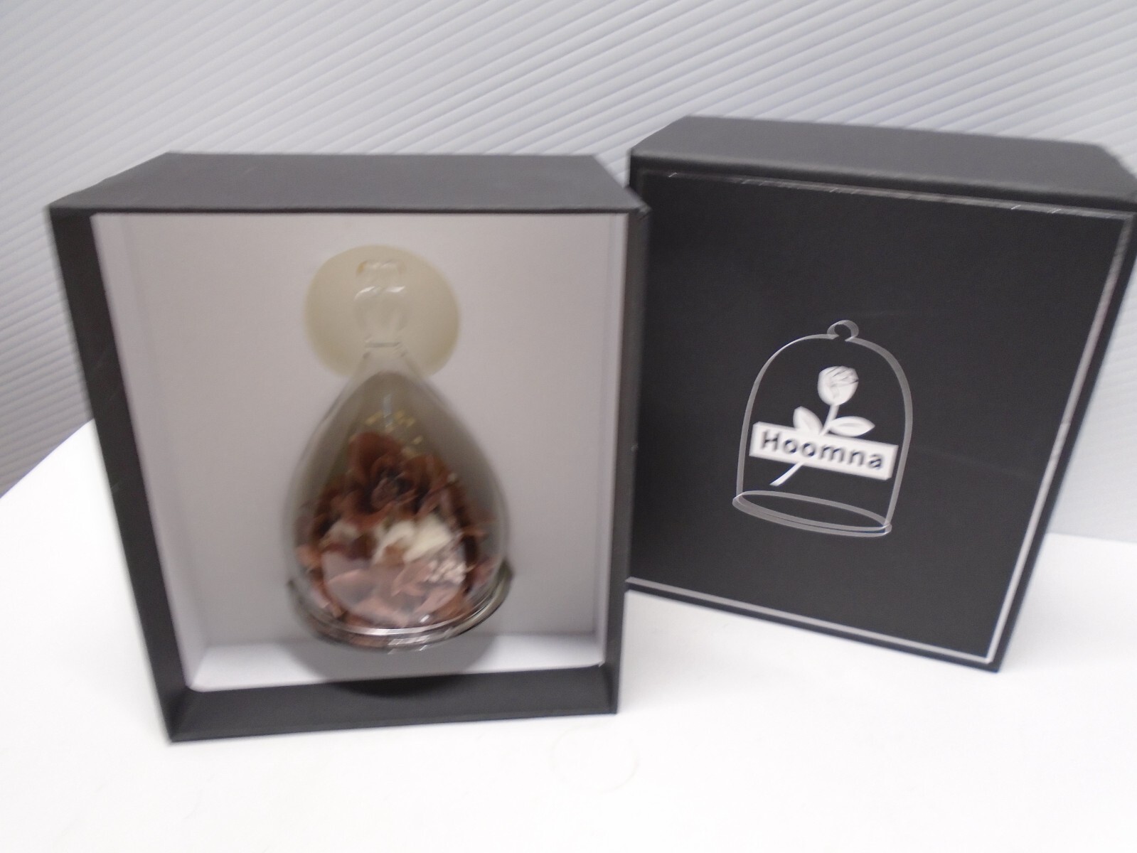 Gemini Girl Eternal Rose in Glass w/ Packaging