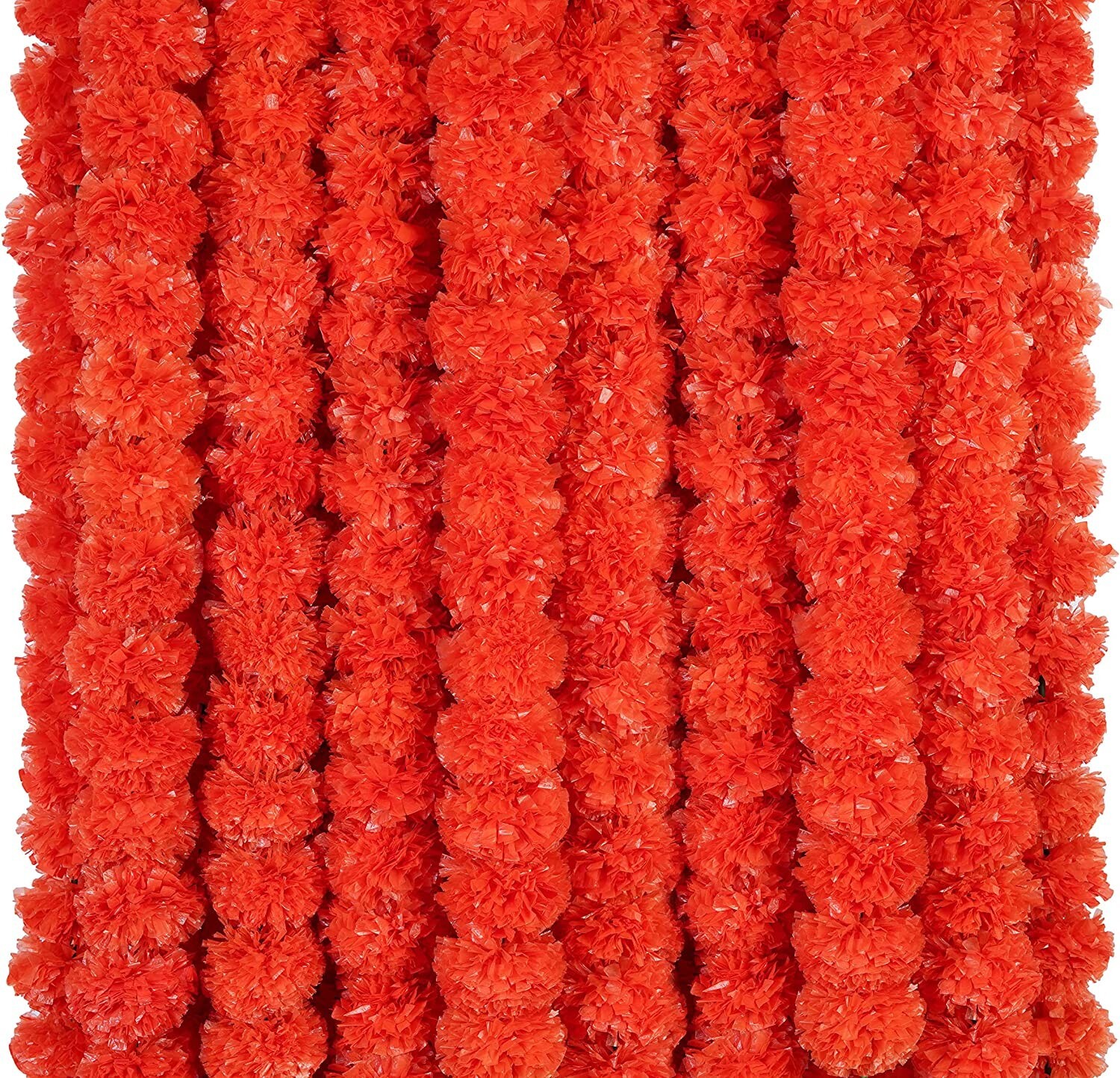 Wholesale Lot Artificial Marigold Flower Garlands Engagement Birthday Decoration