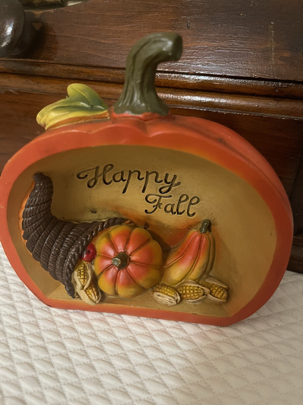 TABLE DECOR FRUIT PUMPKIN SUN TABLE DECOR RESIN