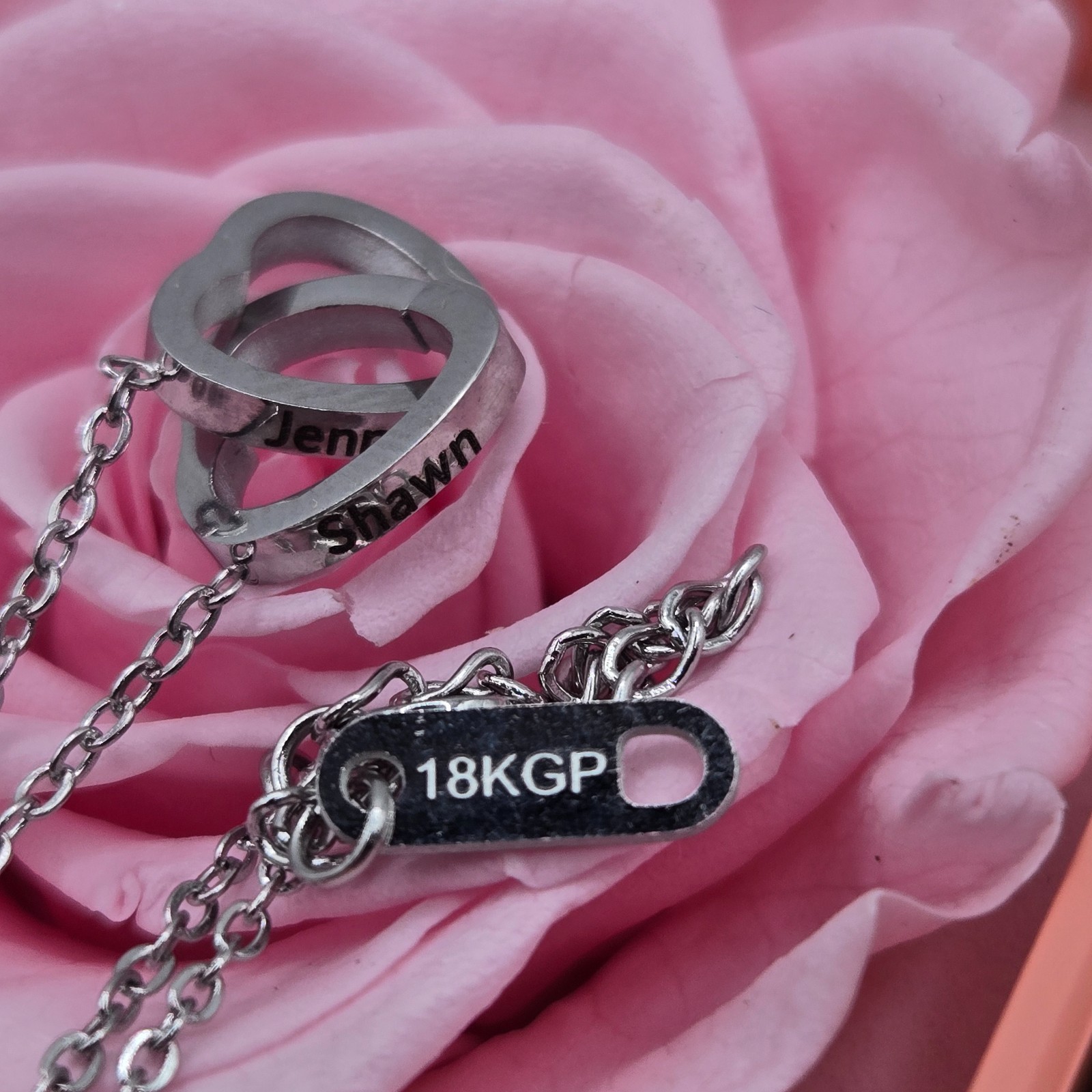 Preserved Eternal Pink Rose Flower Gift Box With Jewelry Box