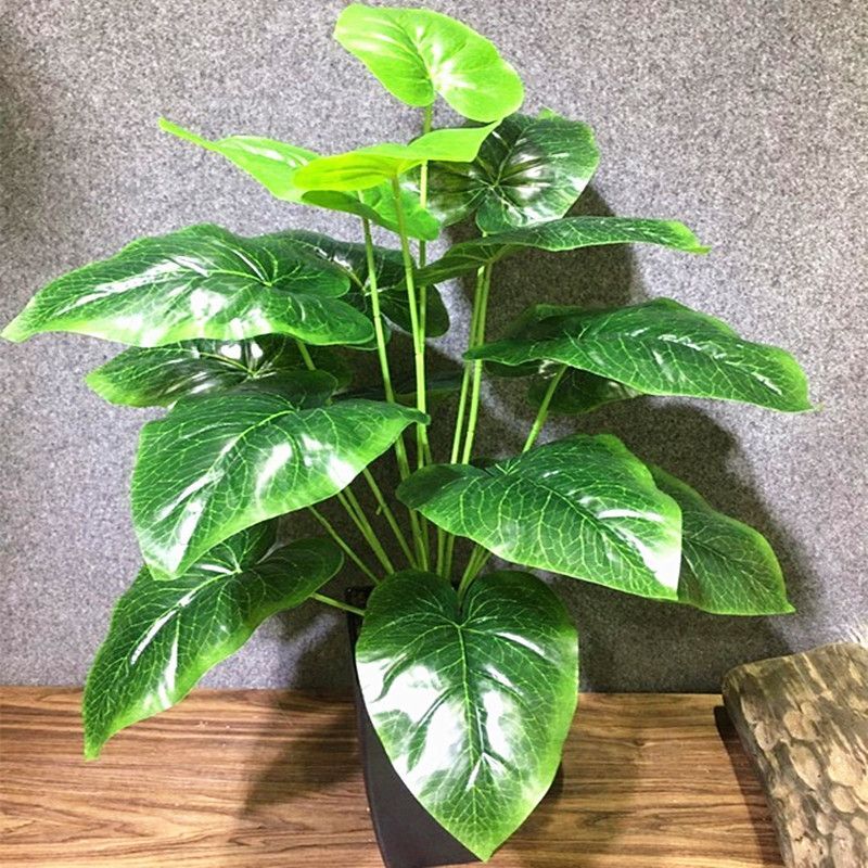 75cm 18 Leaves Artificial Tropical Plant Shrub Interior Hotel Home Garden Decor