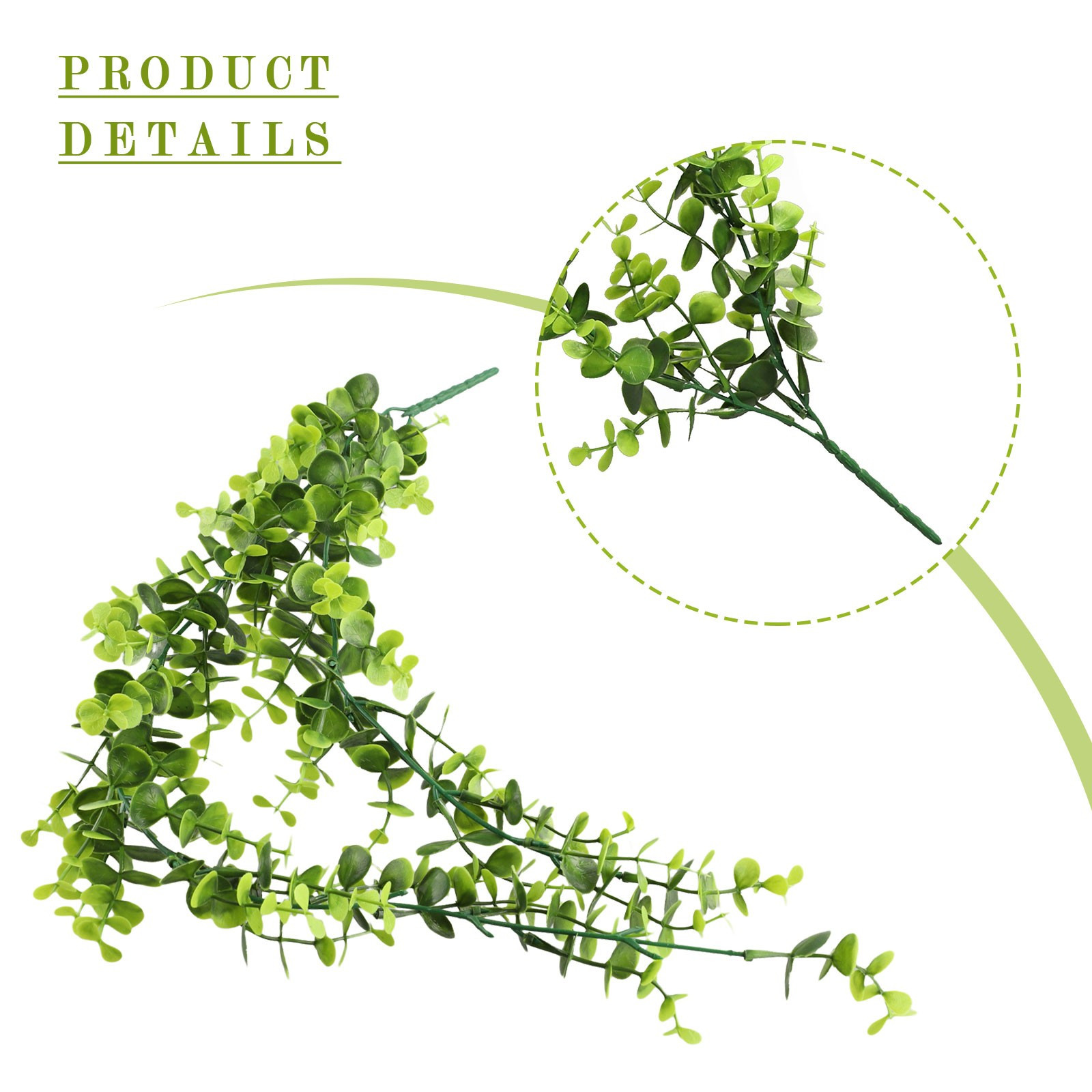 Artificial Hang Plants Fake Vine Ivy Leaf Greenery Garland Party Wedding Decor