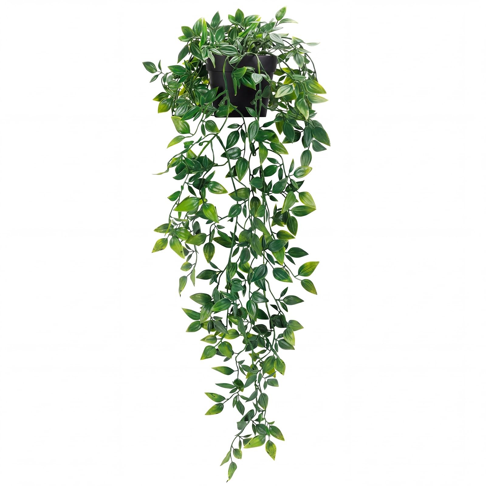 Whonline Fake Hanging Plants, Artificial Small Potted Plants for Indoor Green